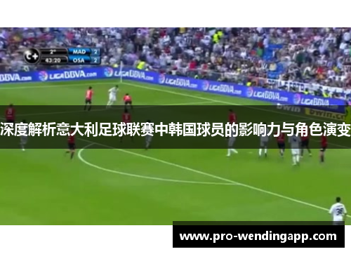 深度解析意大利足球联赛中韩国球员的影响力与角色演变